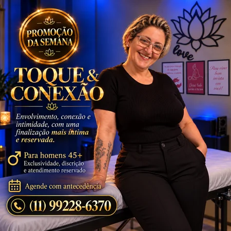 Patricia | Prazer e Conexão para Homens 45+ Massagista em