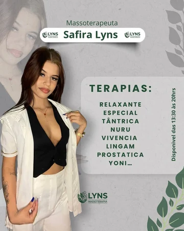 Safira Lyns massoterapeuta profissional