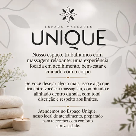 Espaço Unique | Massagem Relaxante