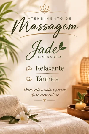 Jade | Massagem Tântrica & Relaxante: o carinho que você procura!