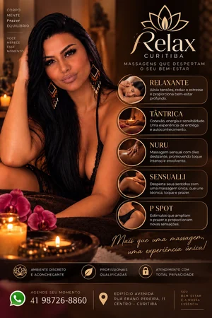 Relax Curitiba a melhor massagem de Curitiba