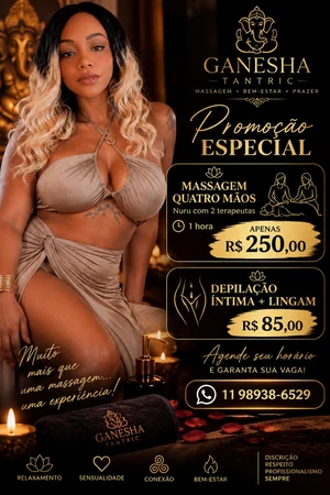 Ganesha tantric  Quatro mãos duas terapeutas 250,0 1hora