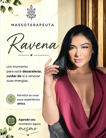 Ravena Massoterapeuta * Atendo homens, mulheres e casais.