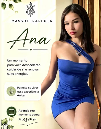 Ana massagens relaxantes e estimulantes